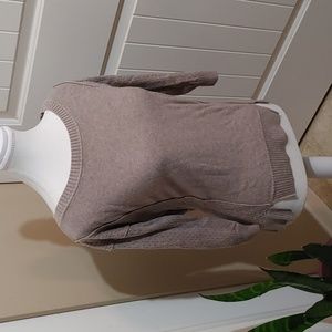 American Eagle Outfitters Women's Brown Jumper Knit holes pattern back S